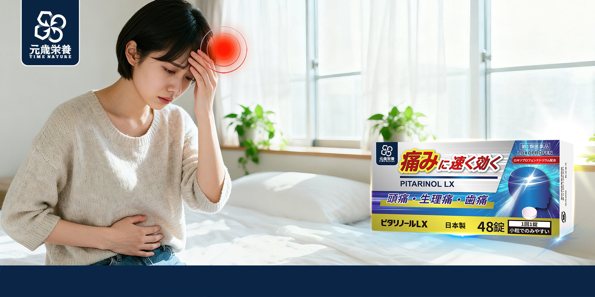 痛みに速く効く口キンプロフェンLX